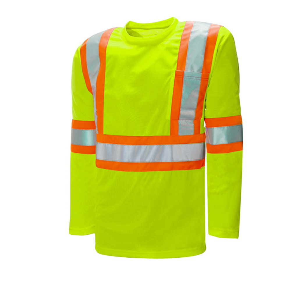 High Vis Safety Long Sleeve Shirt
