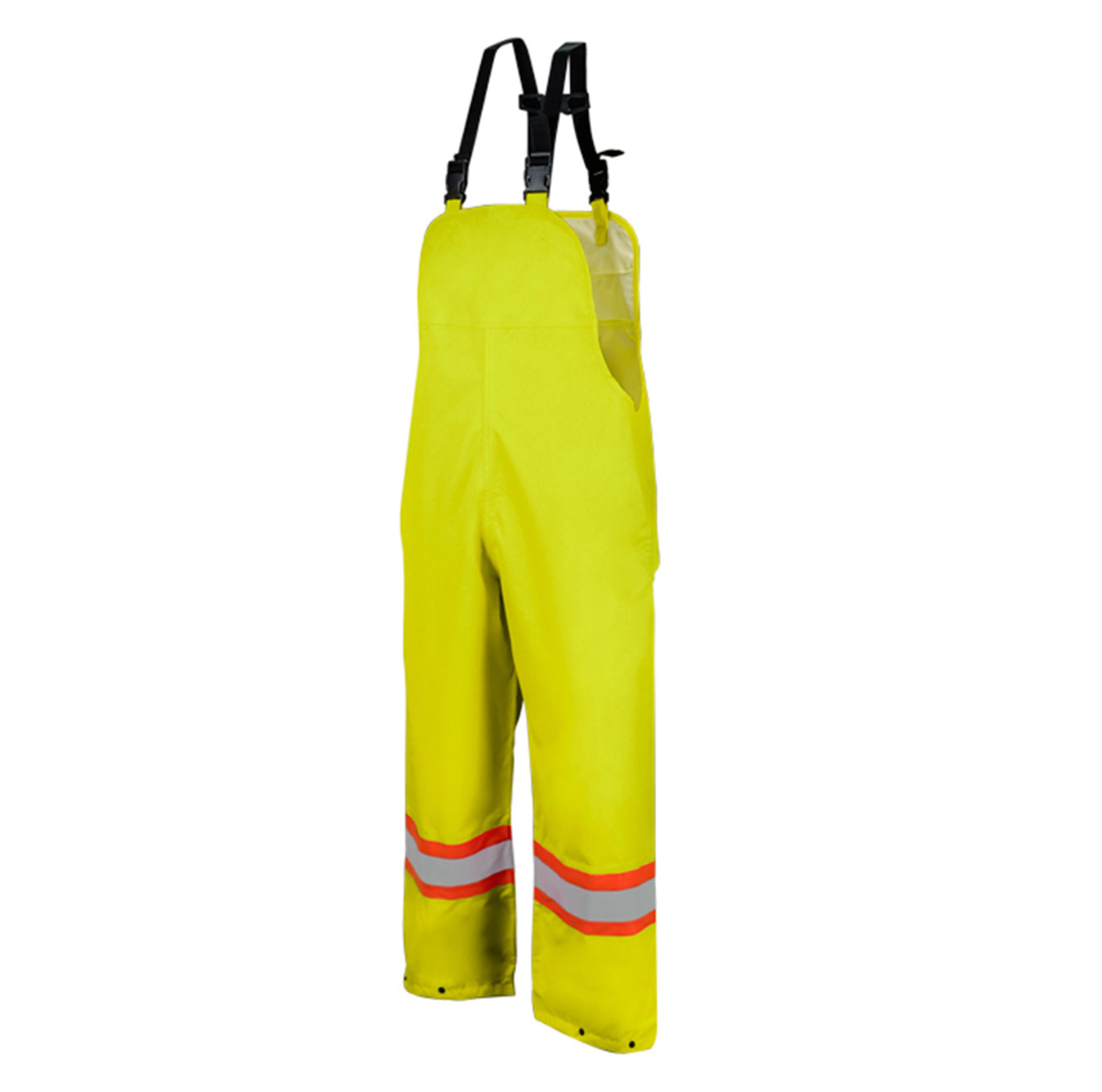 High Vis Safety Rain Overalls